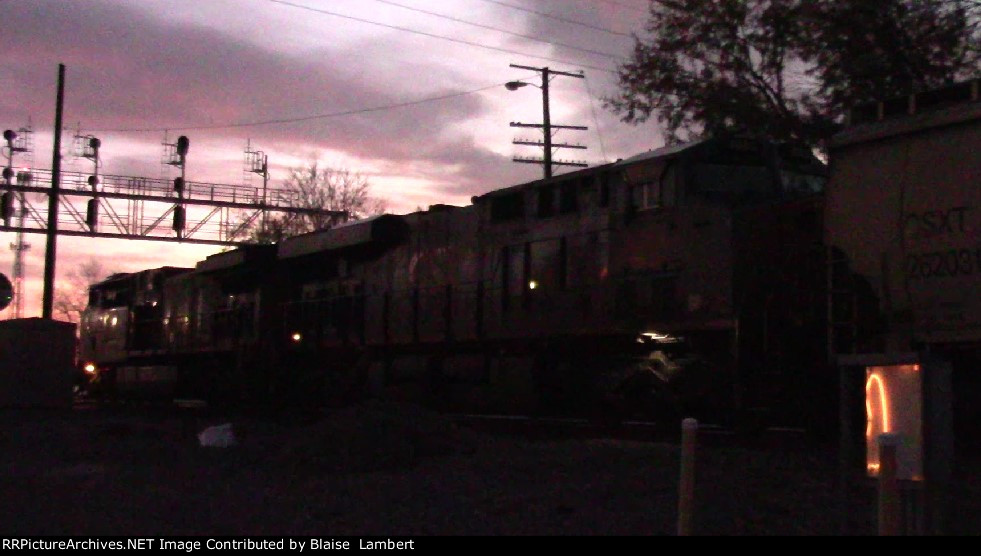 CSX grain train